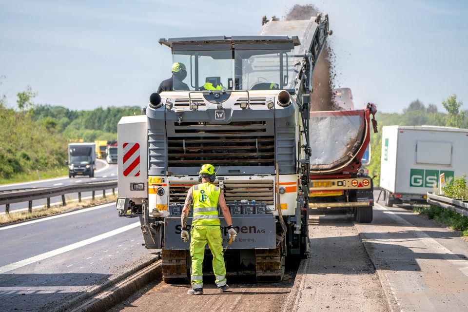 Tre ugers vejarbejde på E45 ved Randers – trafikken ledes over i modsatte spor